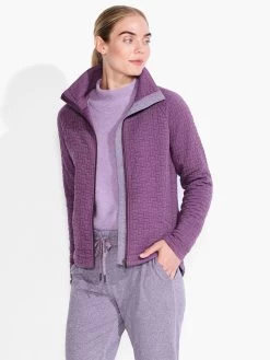 All Year Quilted Jacket PLUM