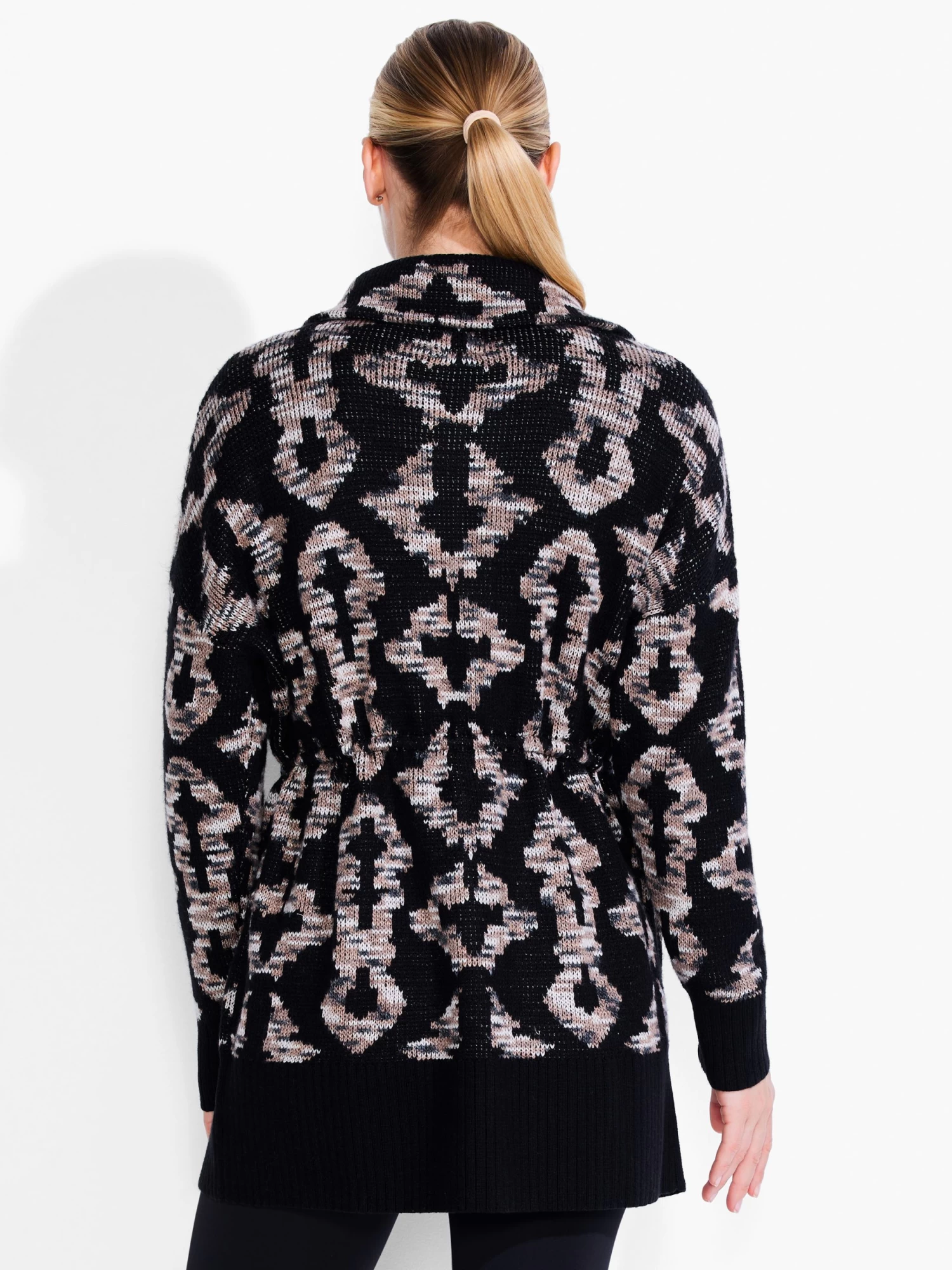 Spacedye Cozy Coat BLACK MULTI - Image 3