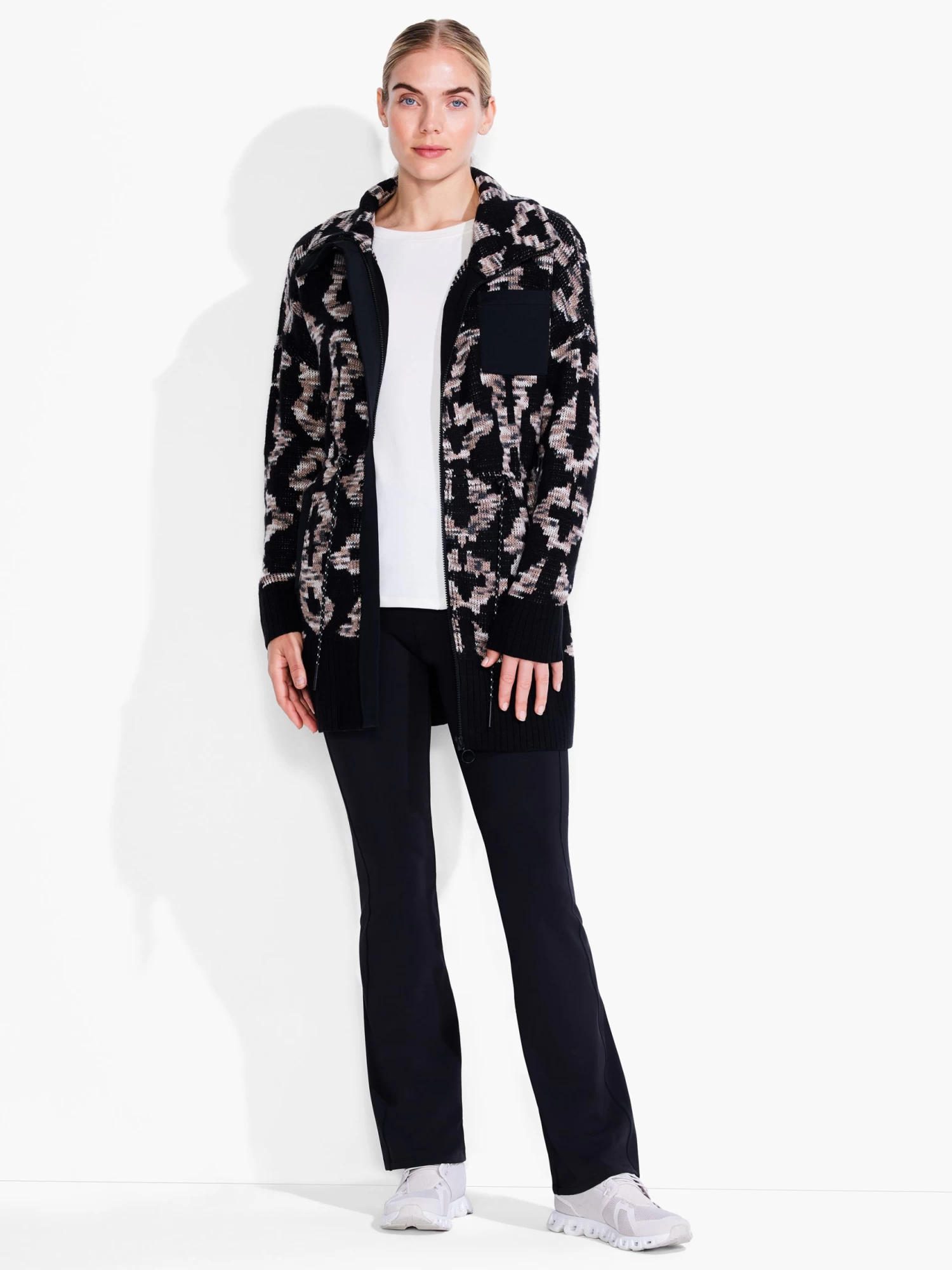 Spacedye Cozy Coat BLACK MULTI - Image 4