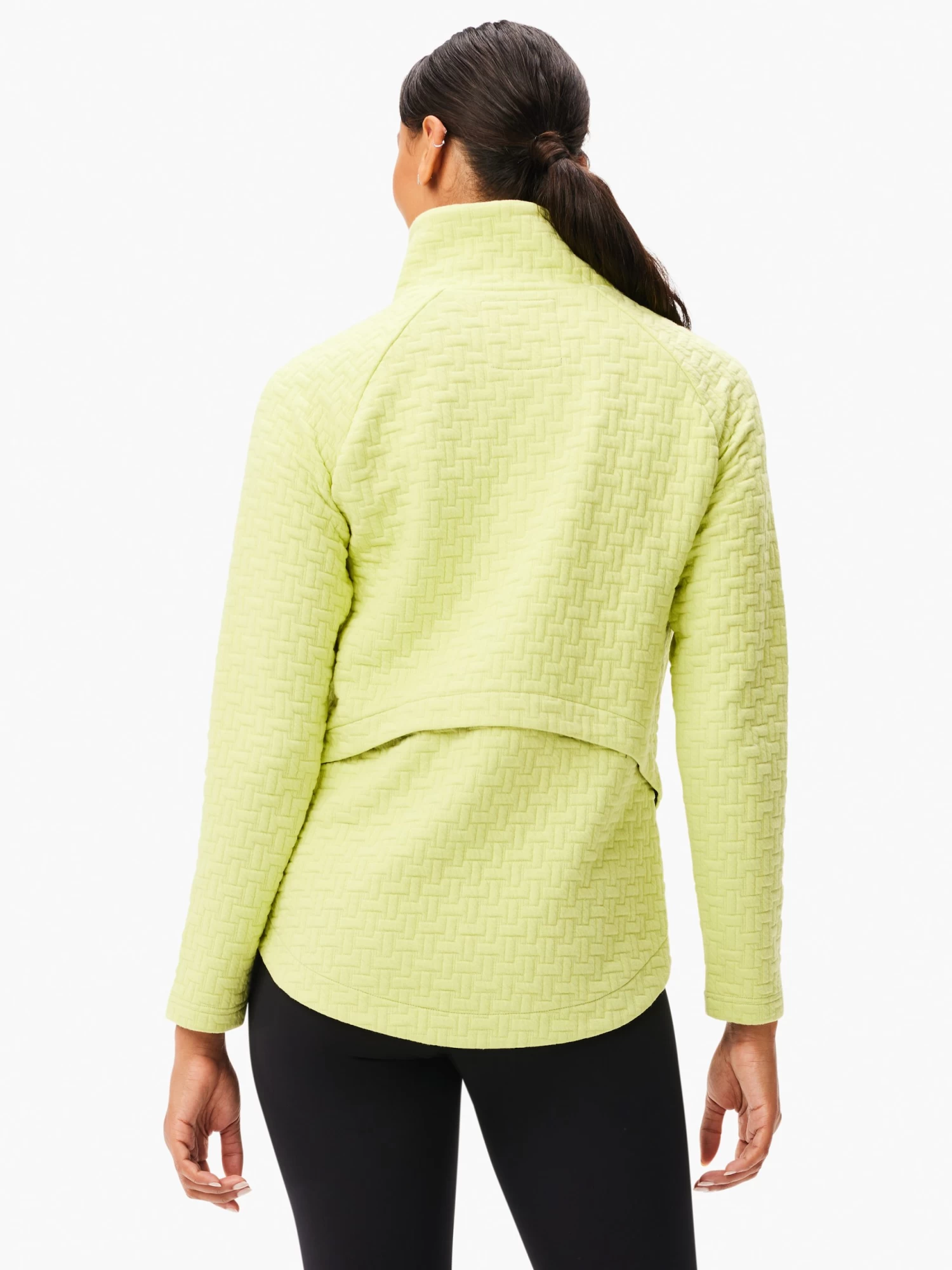 All Year Quilted Jacket CELERY - Image 3