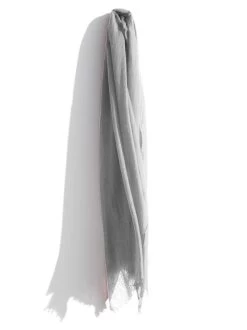 Meg Cohen Cashmere Whisper Featherweight Scarf SILVER