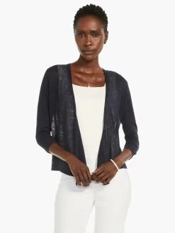 Lightweight 4-Way Cardigan DARK INDIGO