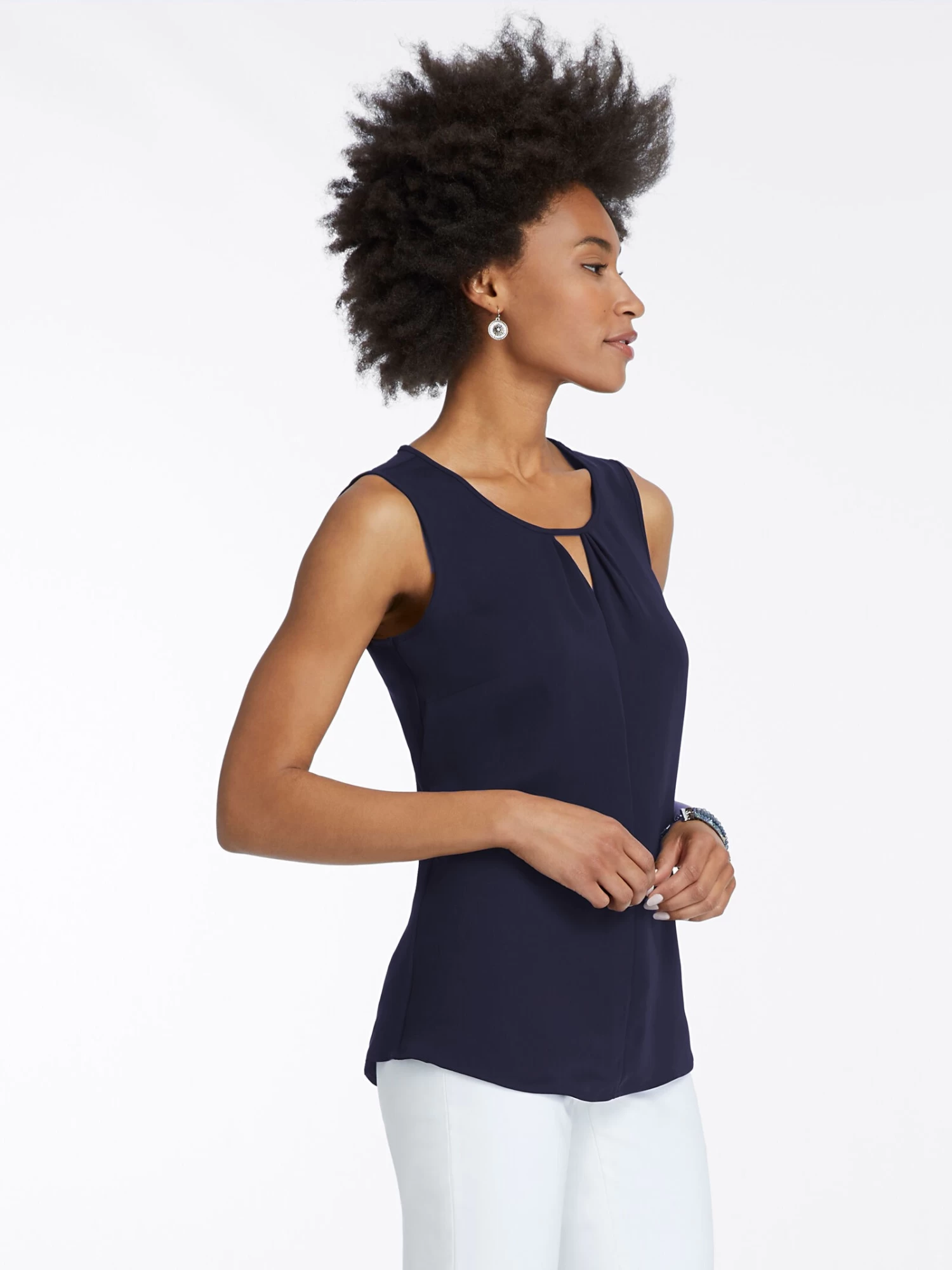 Easy Keyhole Top DARK INDIGO - Image 2