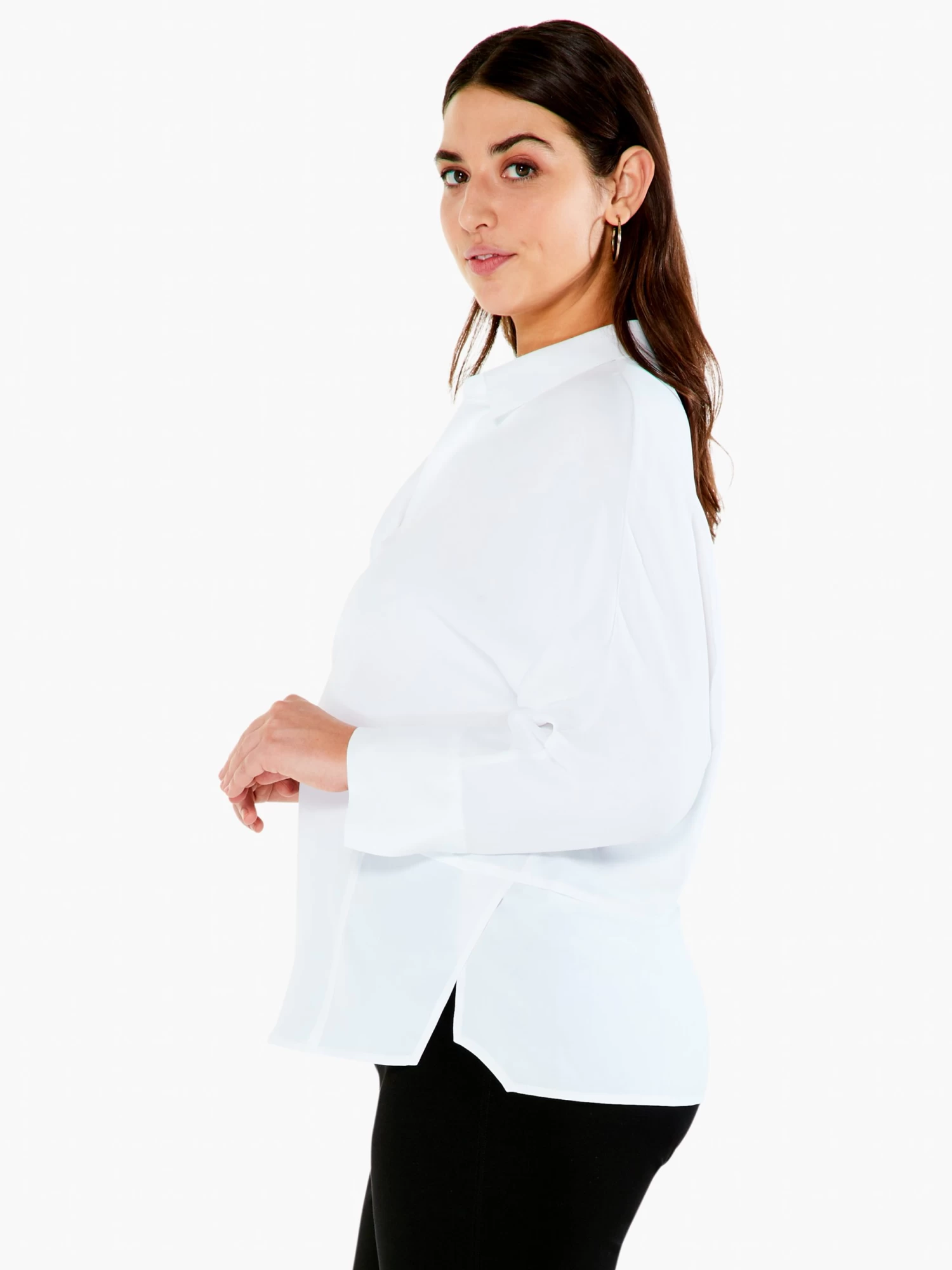 Flowing Ease Blouse PAPER WHITE - Image 2