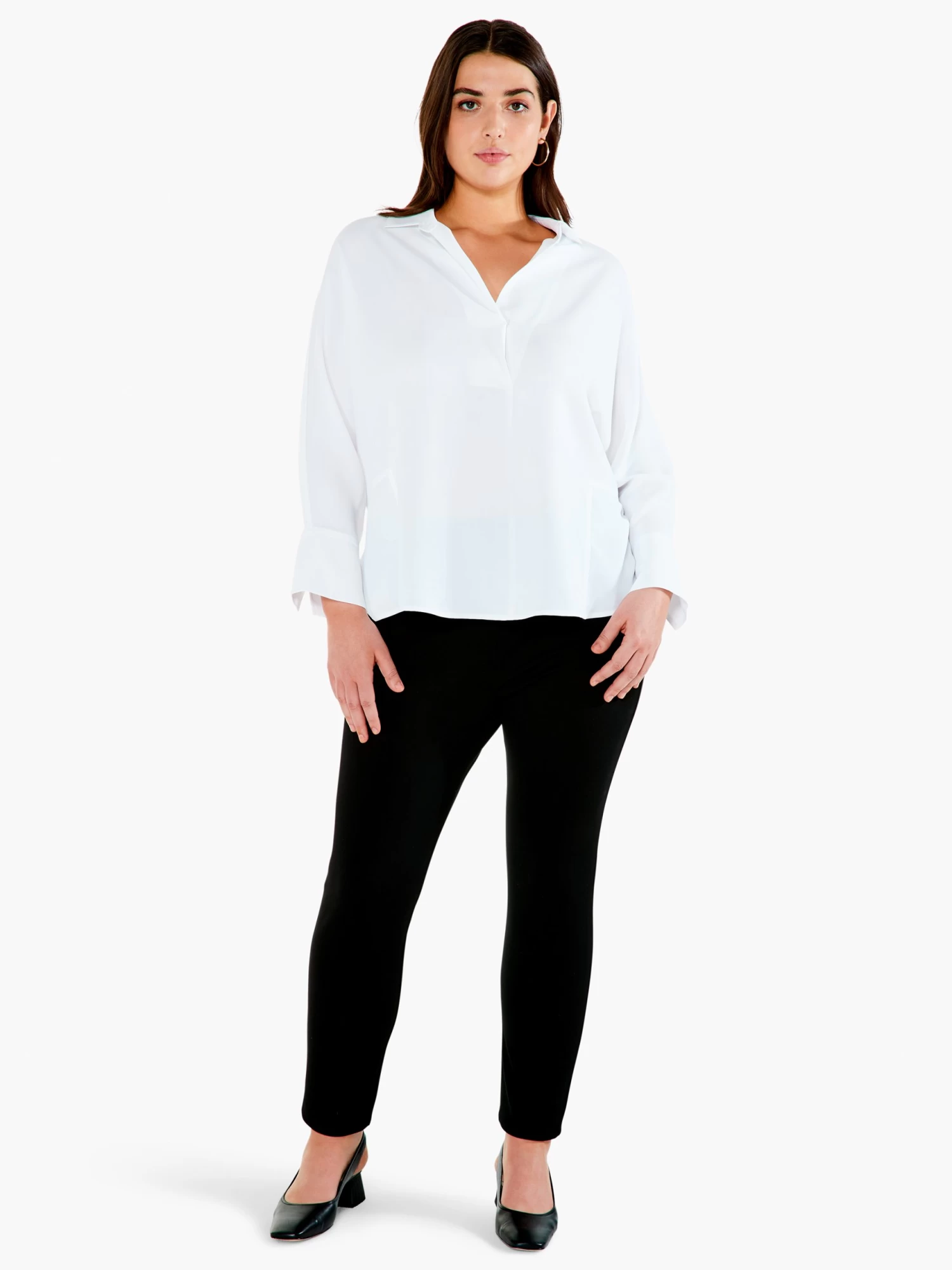 Flowing Ease Blouse PAPER WHITE - Image 4