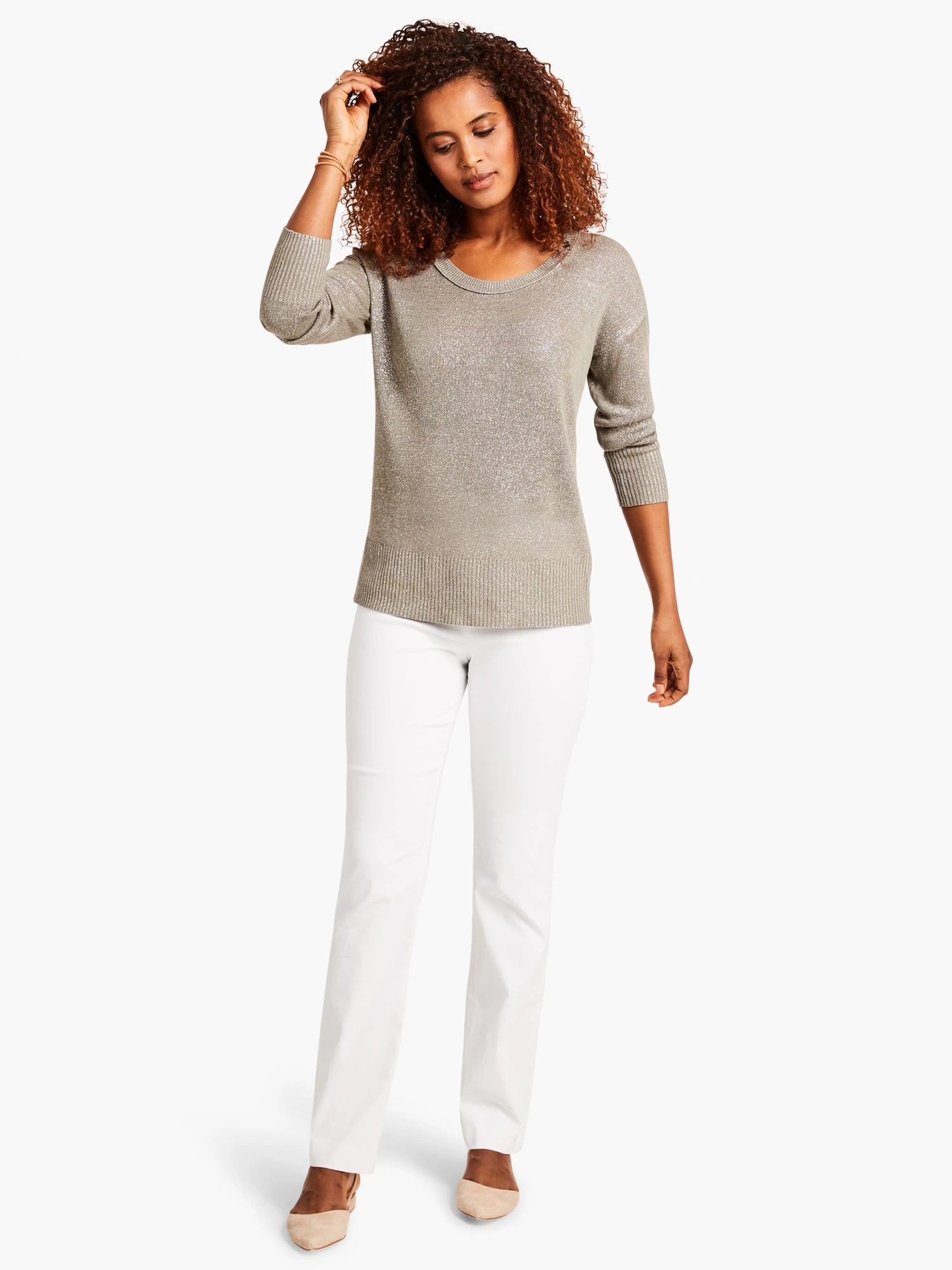 Polished Wonderstretch Straight Pant PAPER WHITE