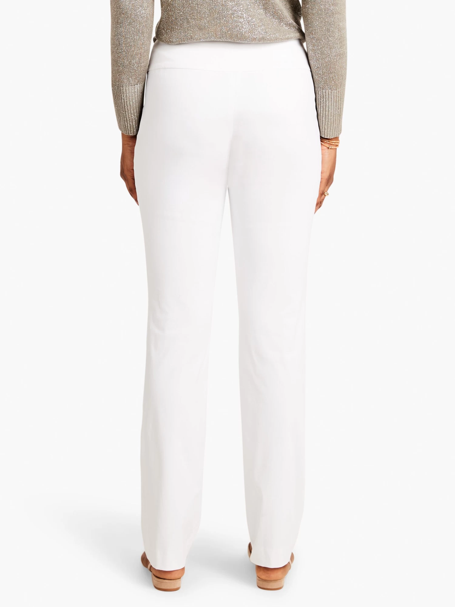 Polished Wonderstretch Straight Pant PAPER WHITE - Image 4