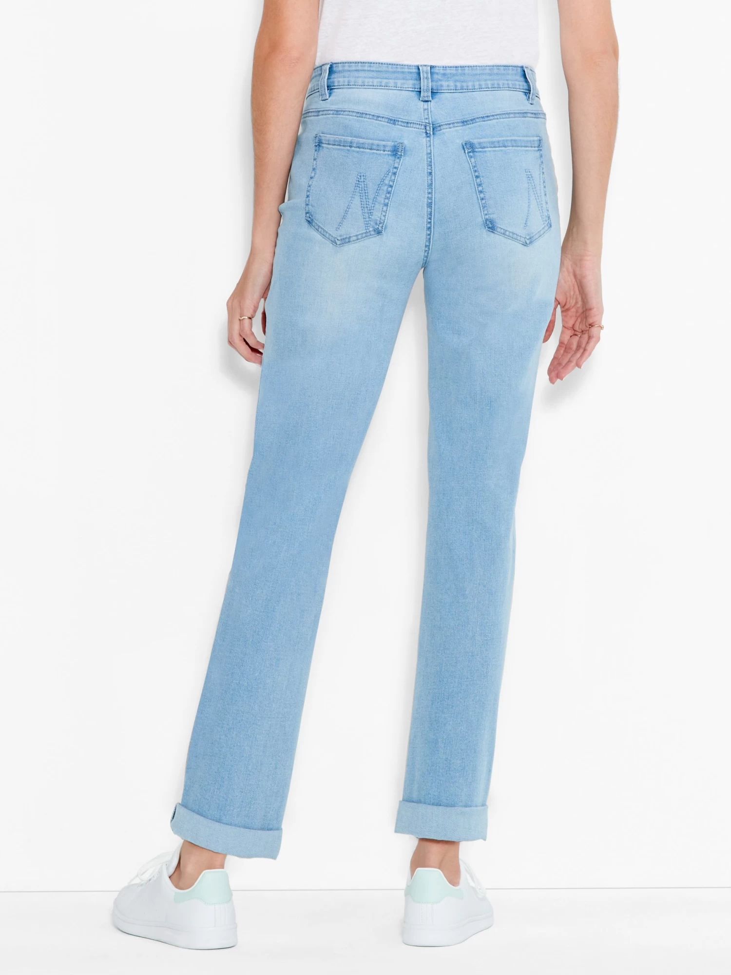 NZ Denim 29" Mid Rise Girlfriend Jeans BREEZE - Image 3