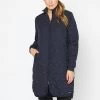 Ilse Jacobsen - Quilted Coat With Rib Trim