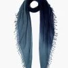 Chan Luu - Dip Dye Cashmere/Silk Scarf NAVY