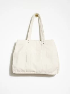 Floral Society Canvas Utility Tote NATURAL