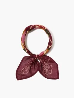 Chan Luu - Floral Printed Bandana PURPLE