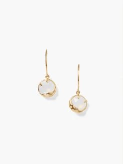 Chan Luu - Single Stone Drop Earrings WHITE