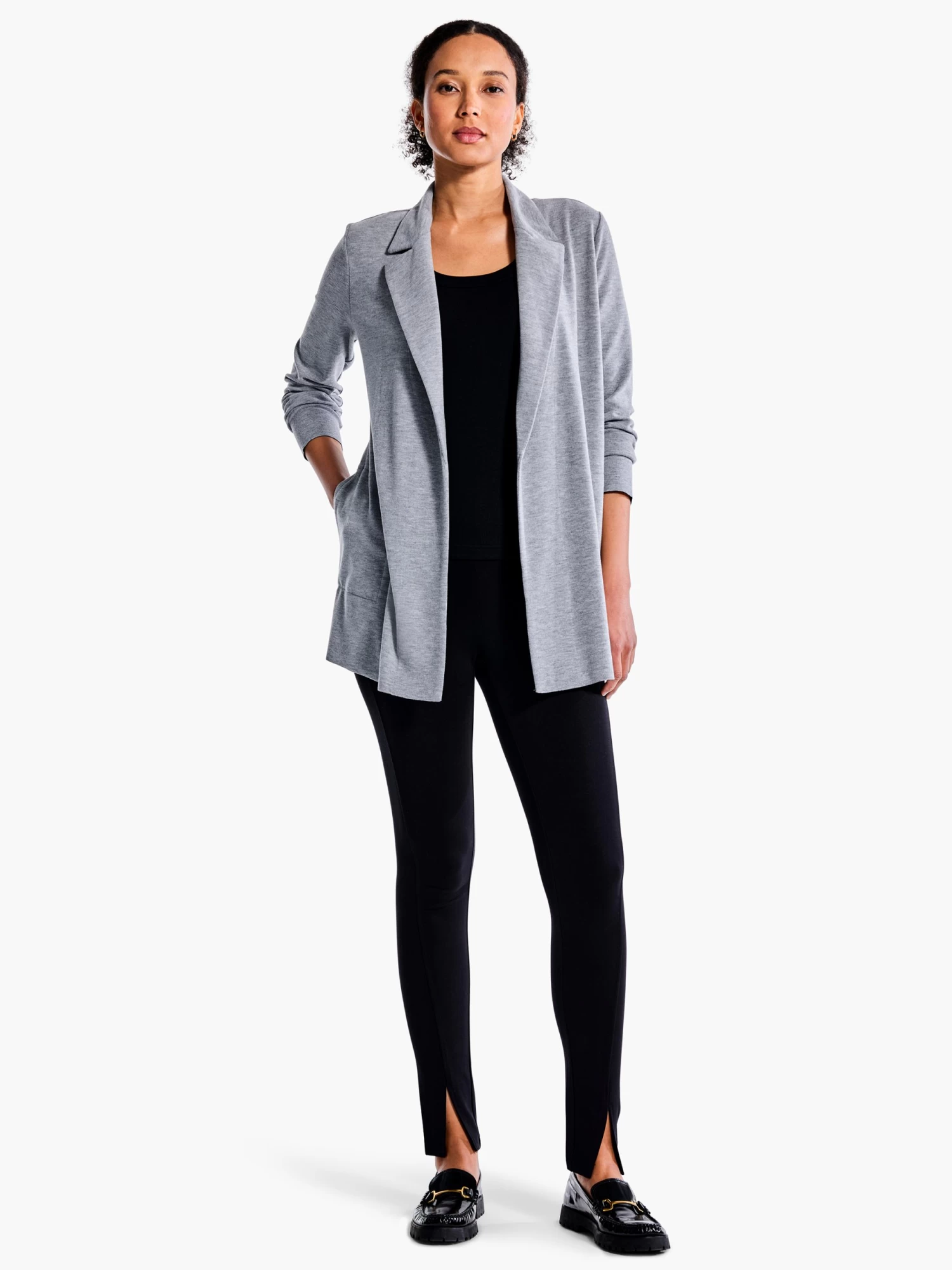 All Day Comfort Knit Blazer MOONWALK - Image 4