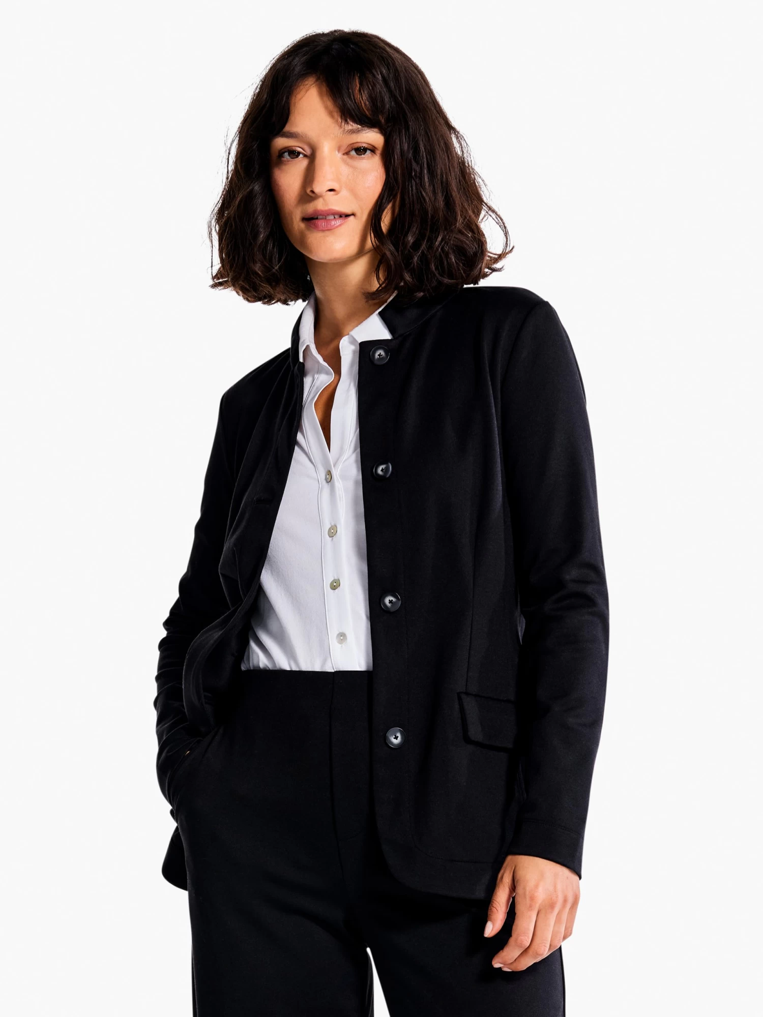 Drapey Ponte Blazer - Image 2
