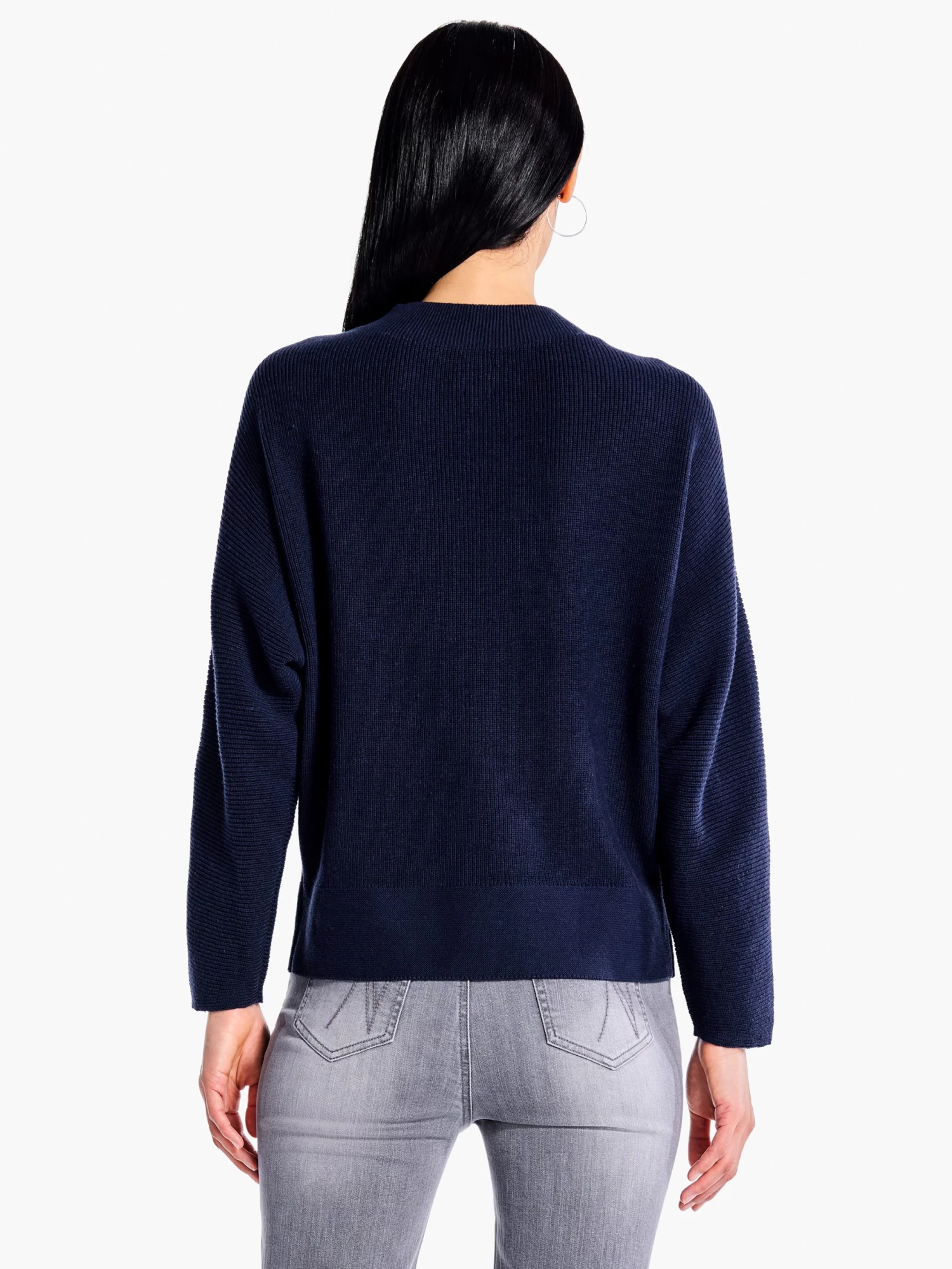 Shaker Knit Mock Sweater - Image 3