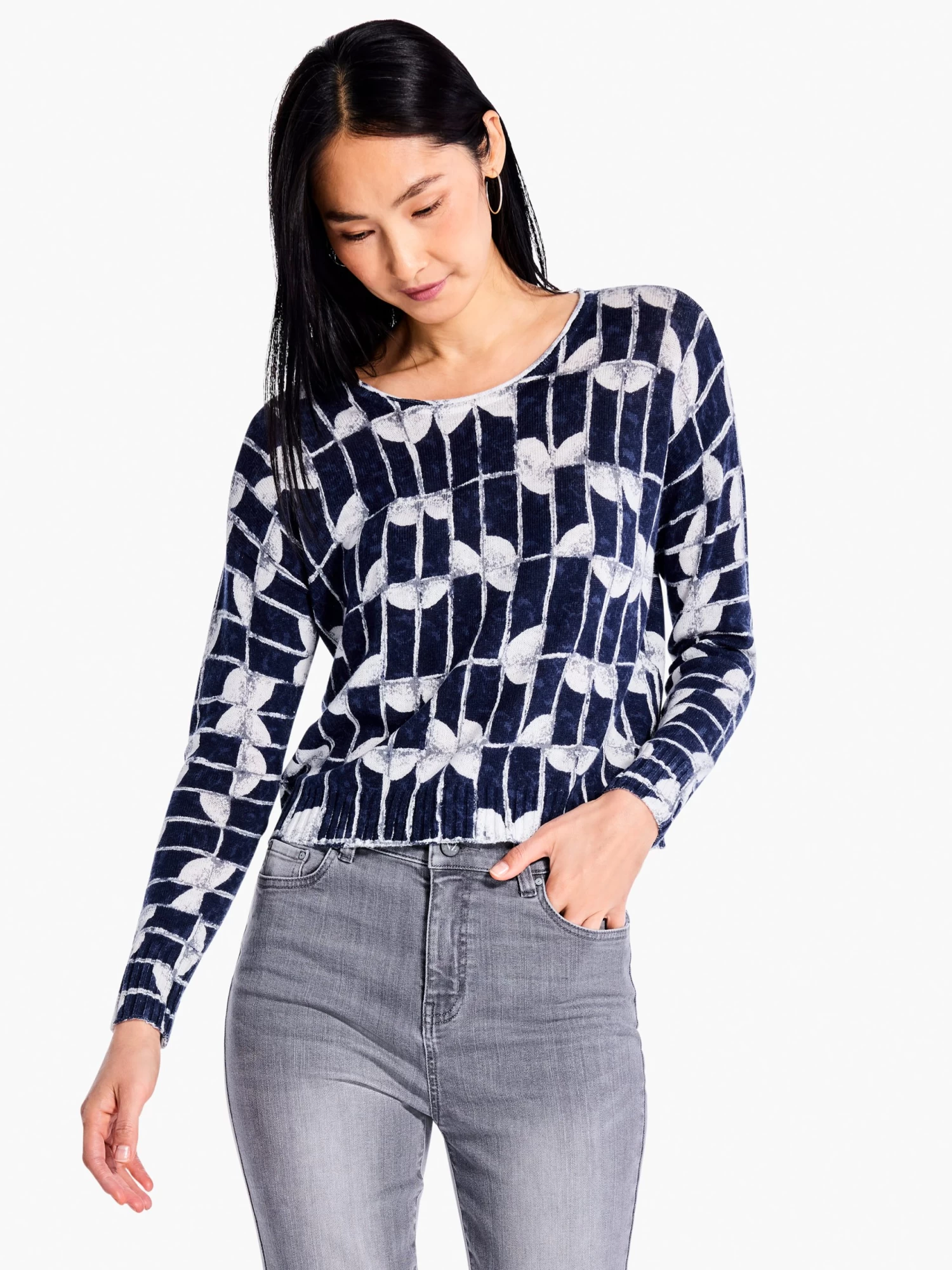 Shape Shift Sweater INDIGO MULTI