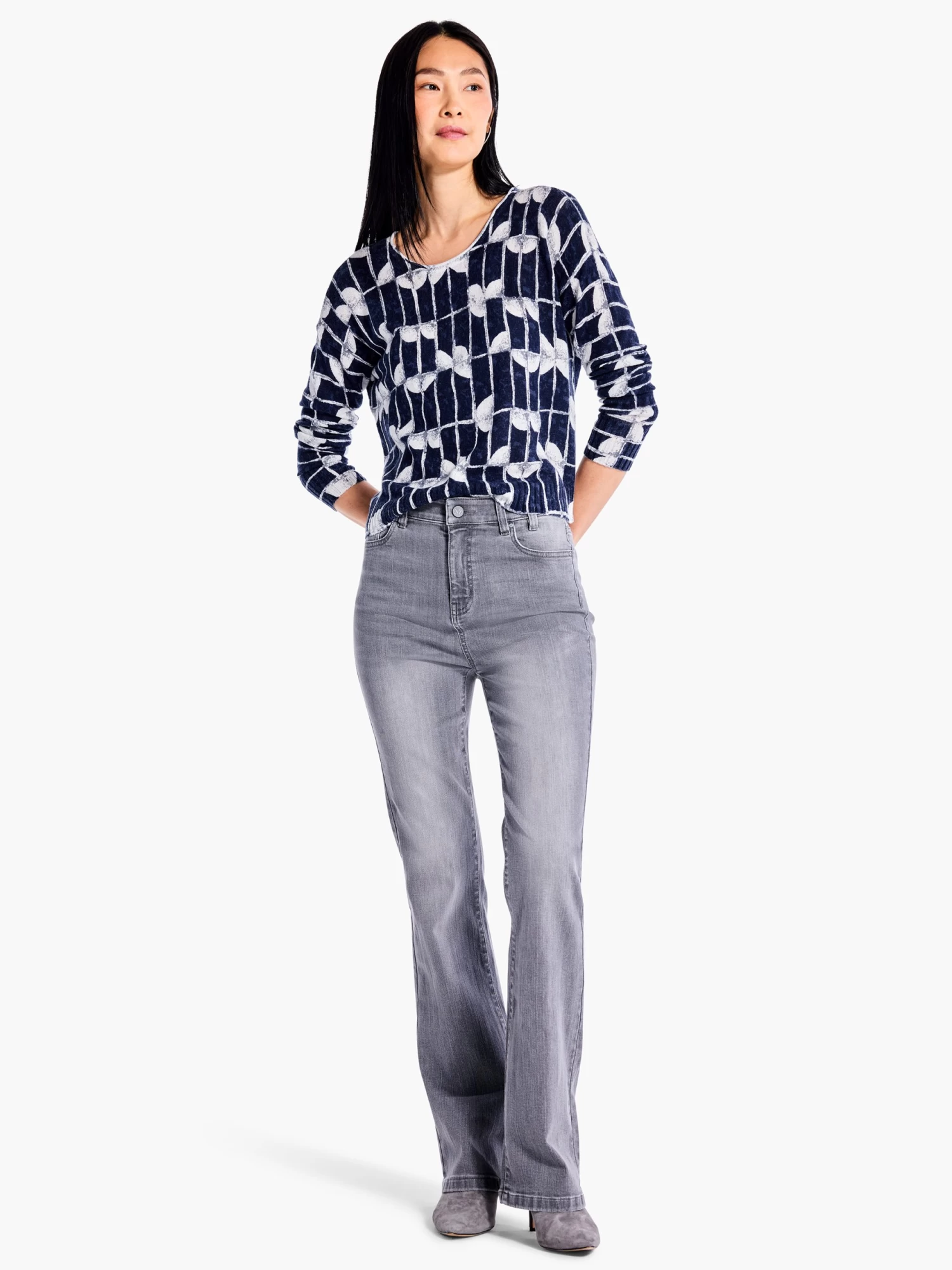 Shape Shift Sweater INDIGO MULTI - Image 4