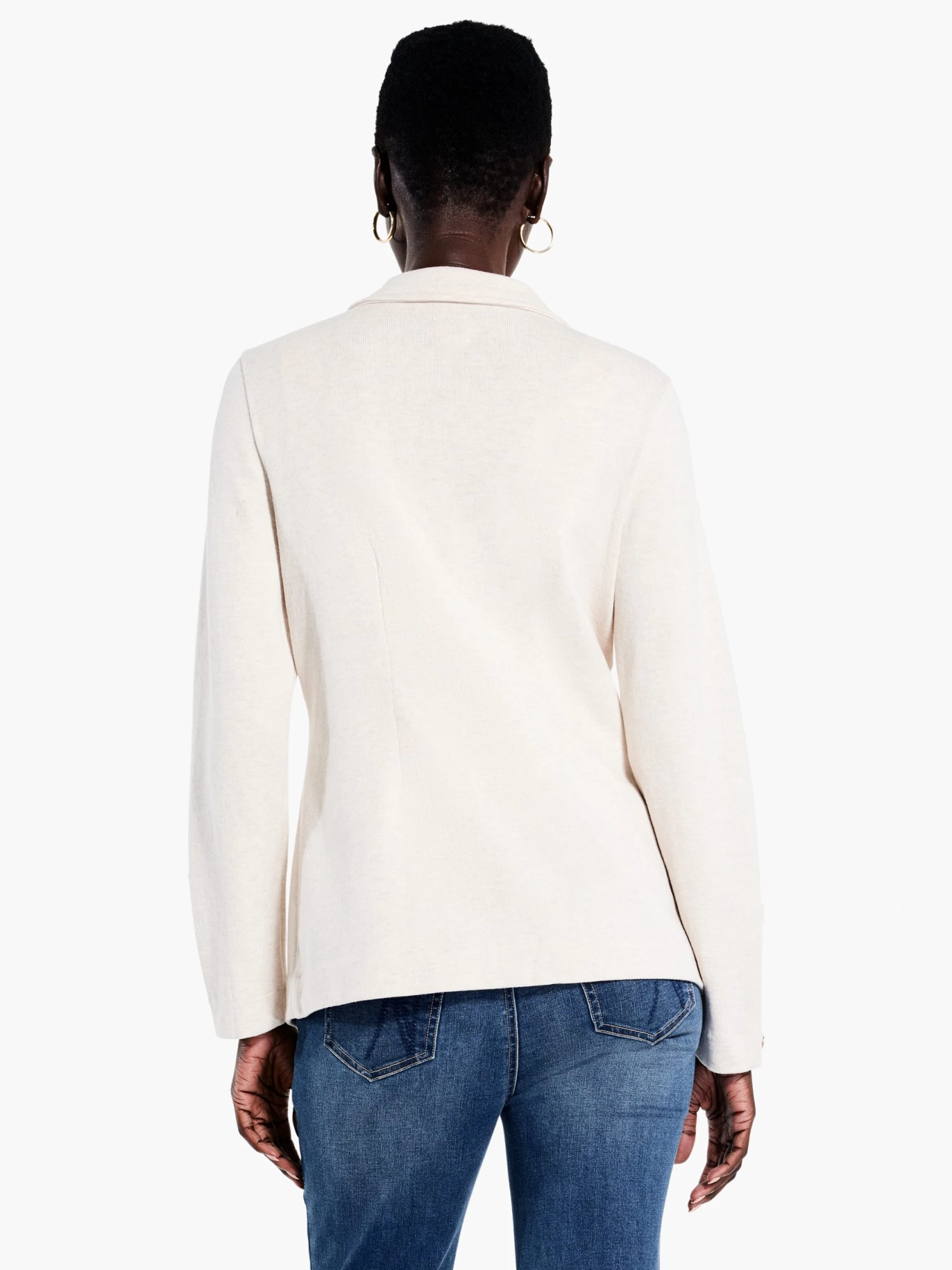 City Charm Knit Blazer SANDSHELL - Image 3