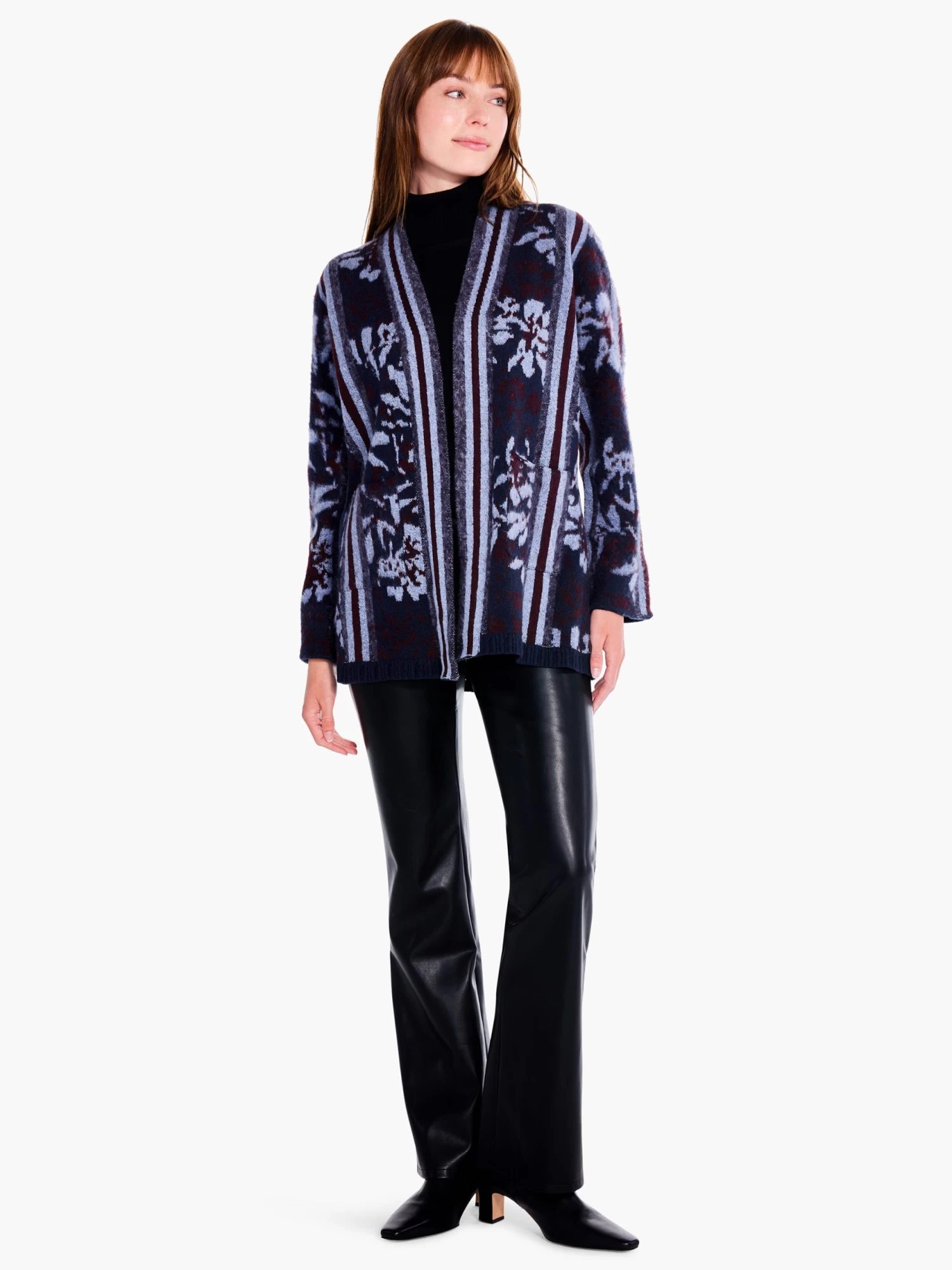 Moody Blooms Cardigan BLUE MULTI - Image 4