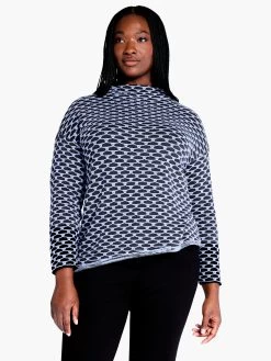 Pixel Play Sweater BLUE MULTI