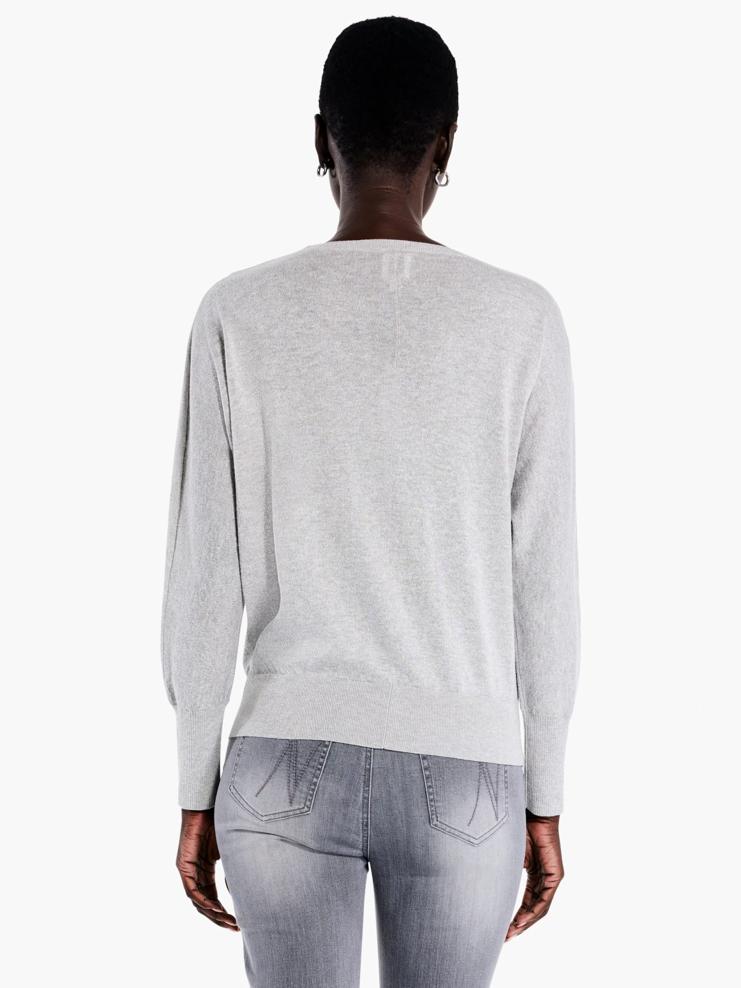 Soft Sleeve Twist Sweater Tee - Image 3