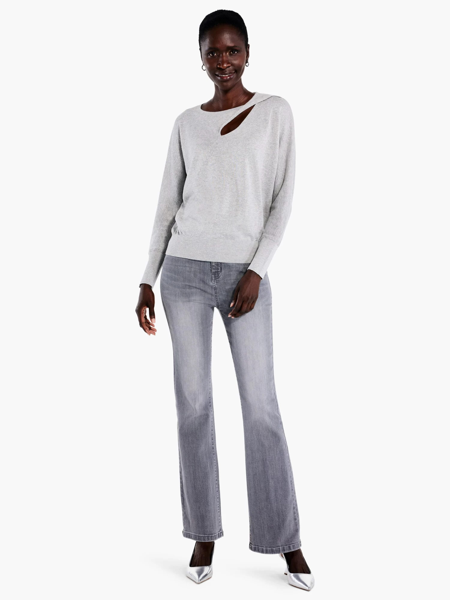 Soft Sleeve Twist Sweater Tee - Image 4