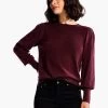 Femme Sleeve Sweater REDWOOD