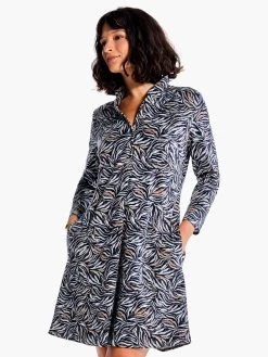 Forest Fern Dress GREY MULTI