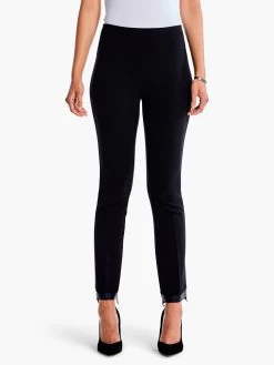 28" Ponte Demi Boot Ankle Pant BLACK ONYX