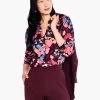 Autumn Bloom Live In Top RED MULTI