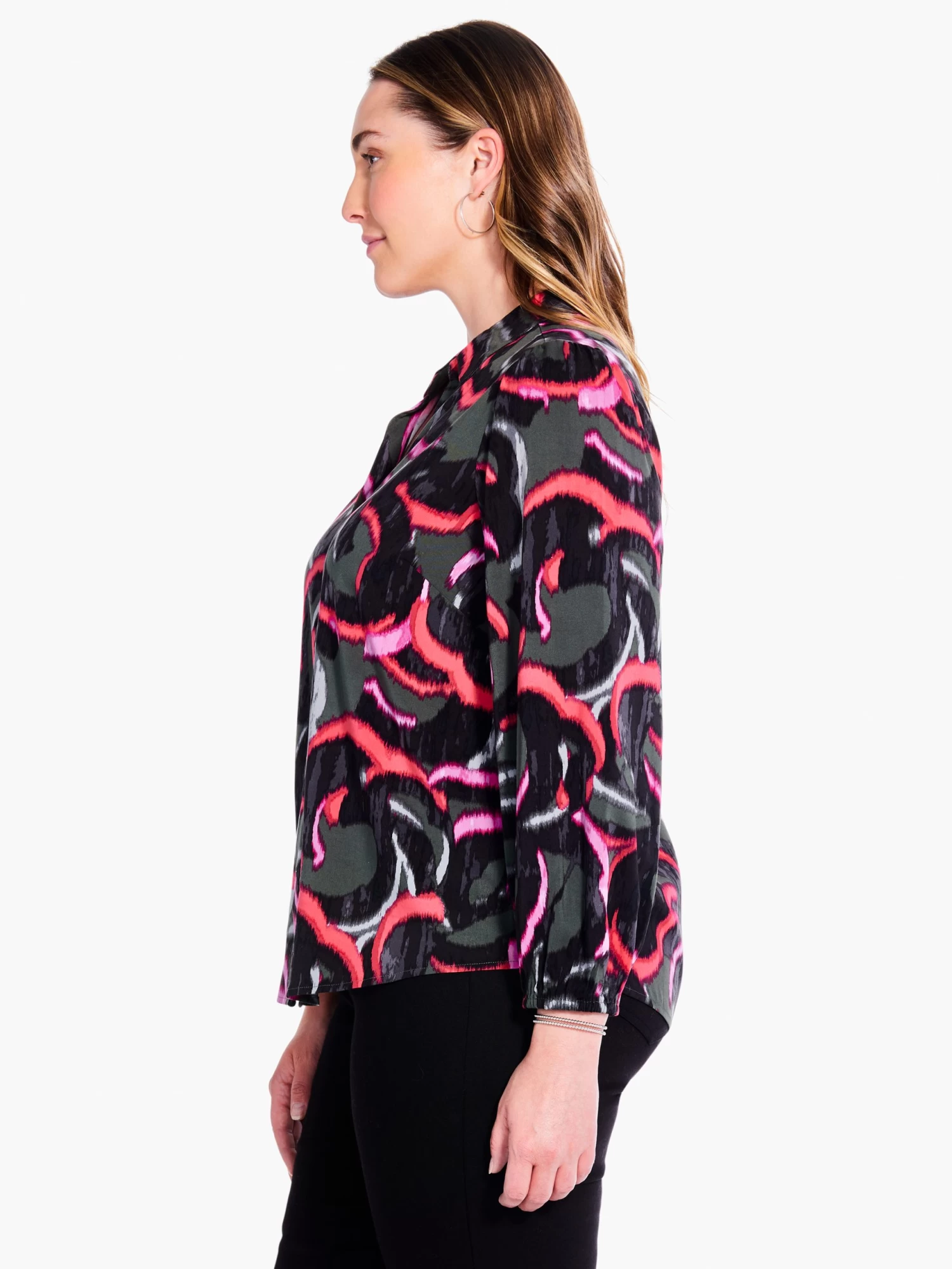 Neon Doodle Live In Shirt GREEN MULTI - Image 2