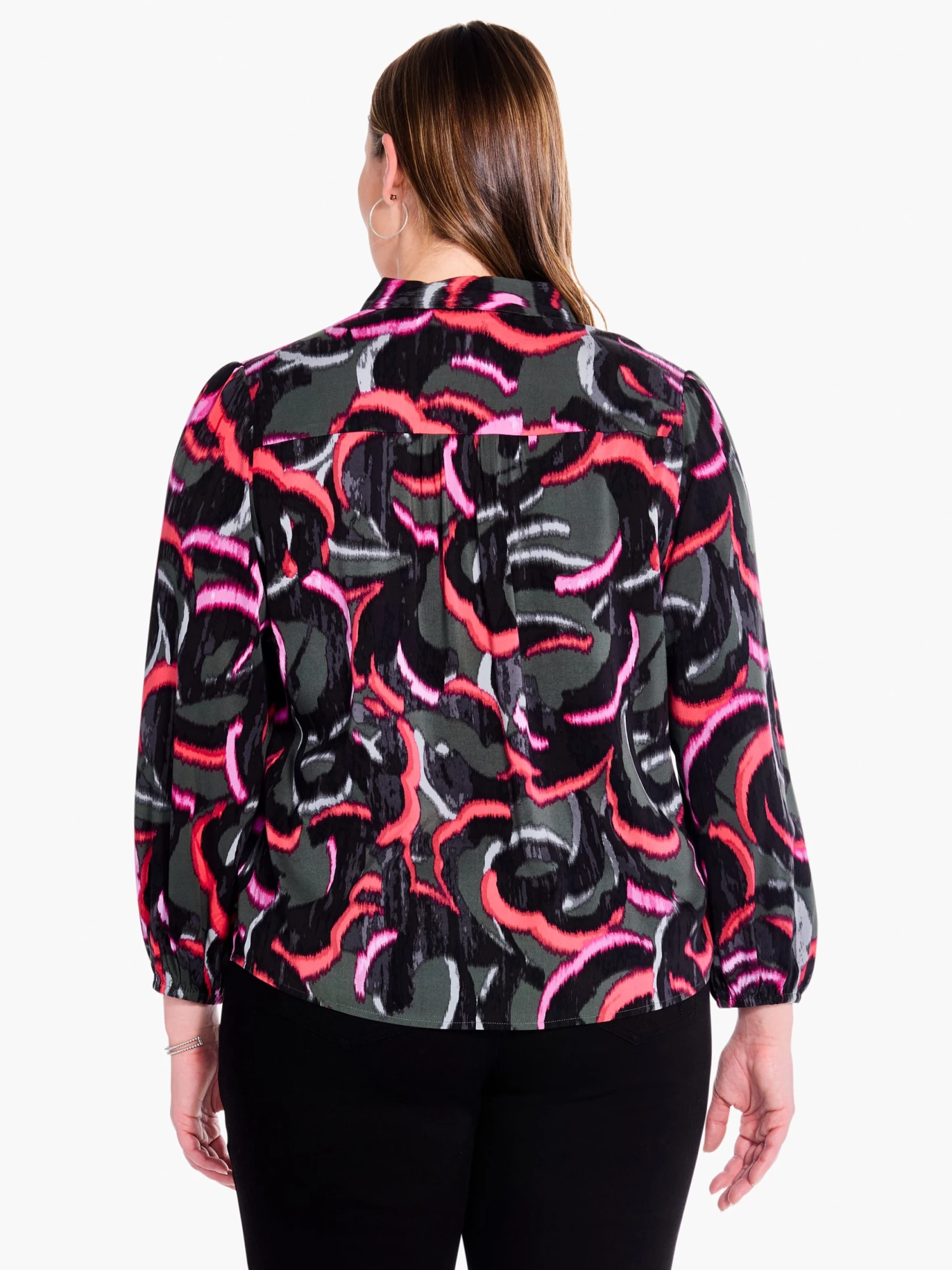 Neon Doodle Live In Shirt GREEN MULTI - Image 3