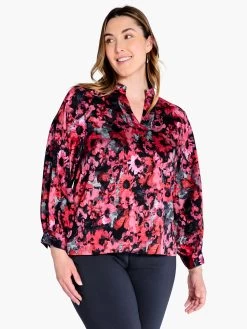 Glowing Garden Top PINK MULTI