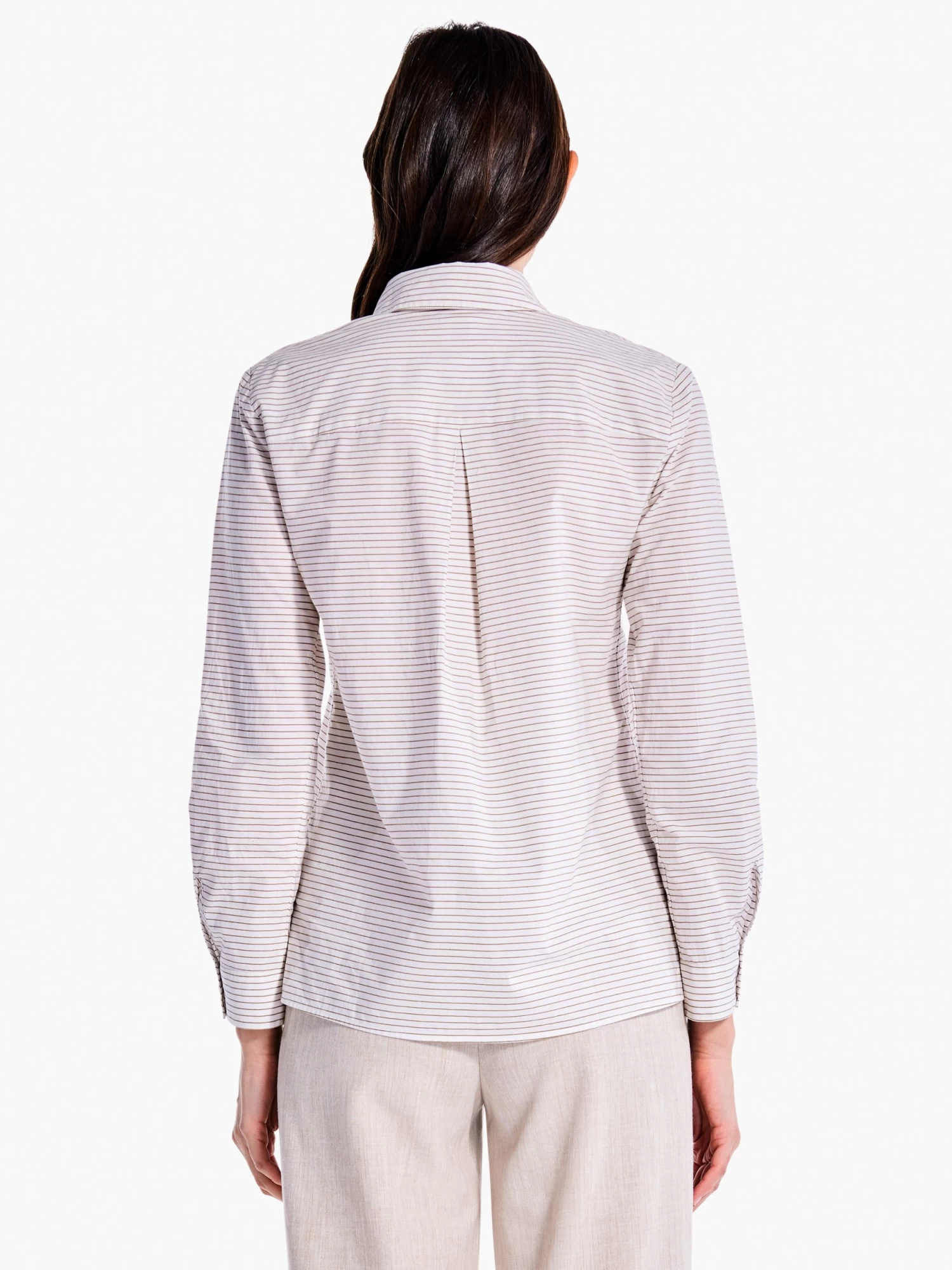 Sleek Striped Shirt NEUTRAL MULTI - Image 4
