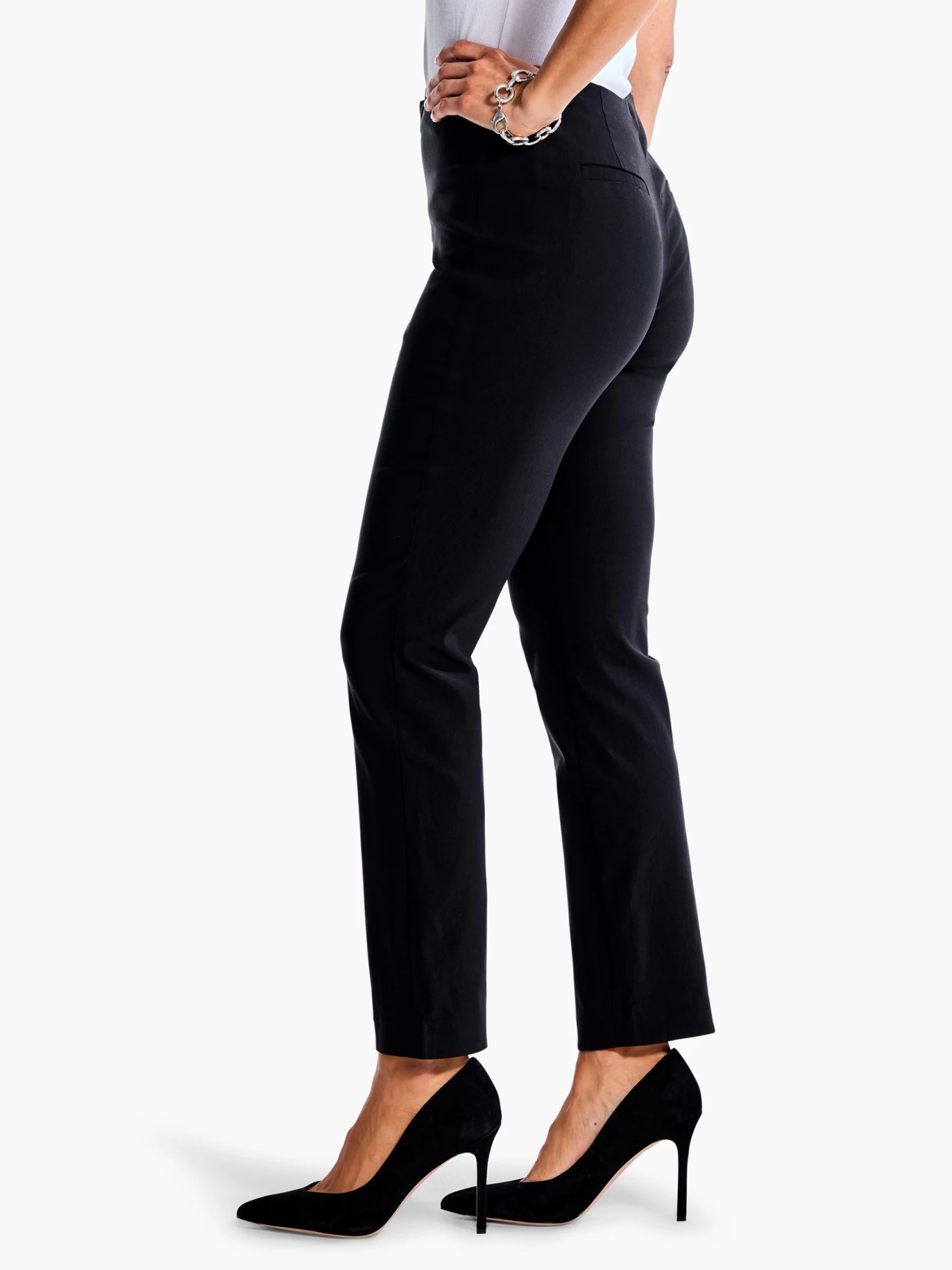 28" Polished Wonderstretch Straight Ankle Pant - Image 3