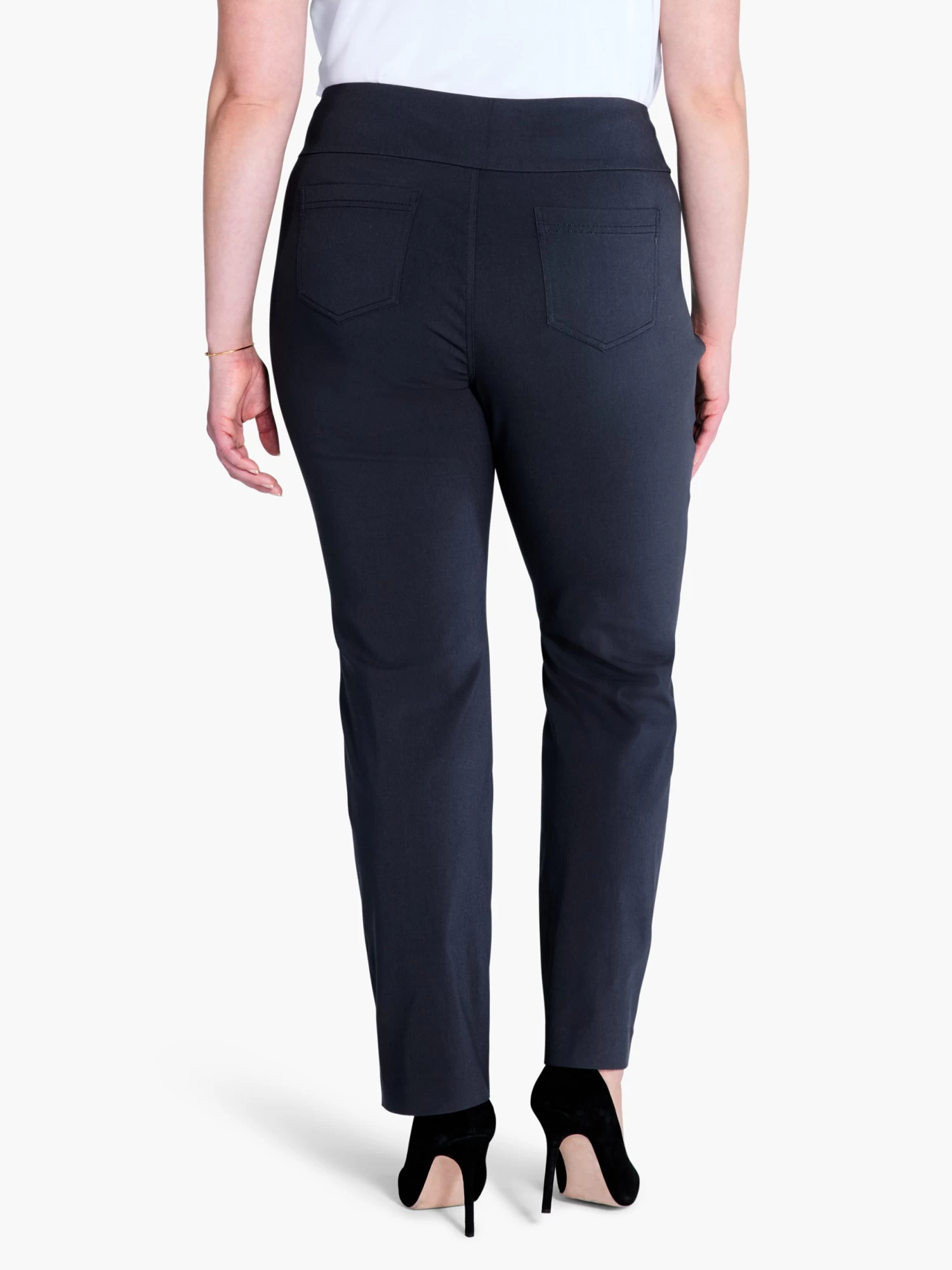 Wonderstretch Pocket Straight Leg Pant CHARCOAL - Image 3