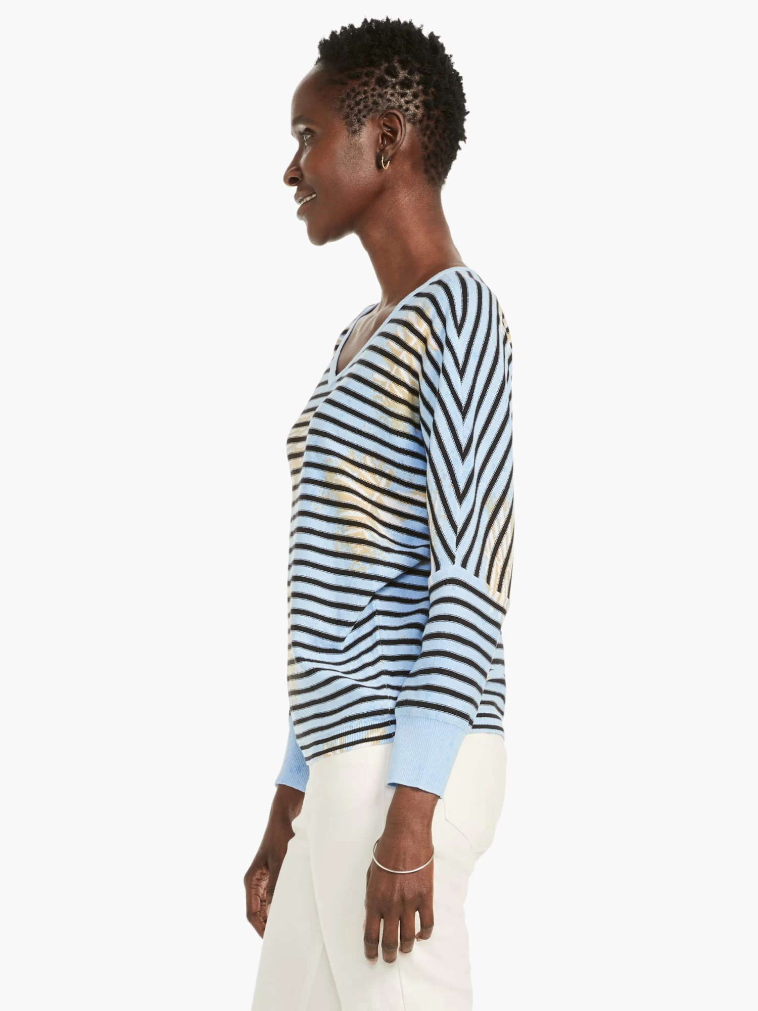 Stamped Stripes Sweater BLUE MULTI - Image 2