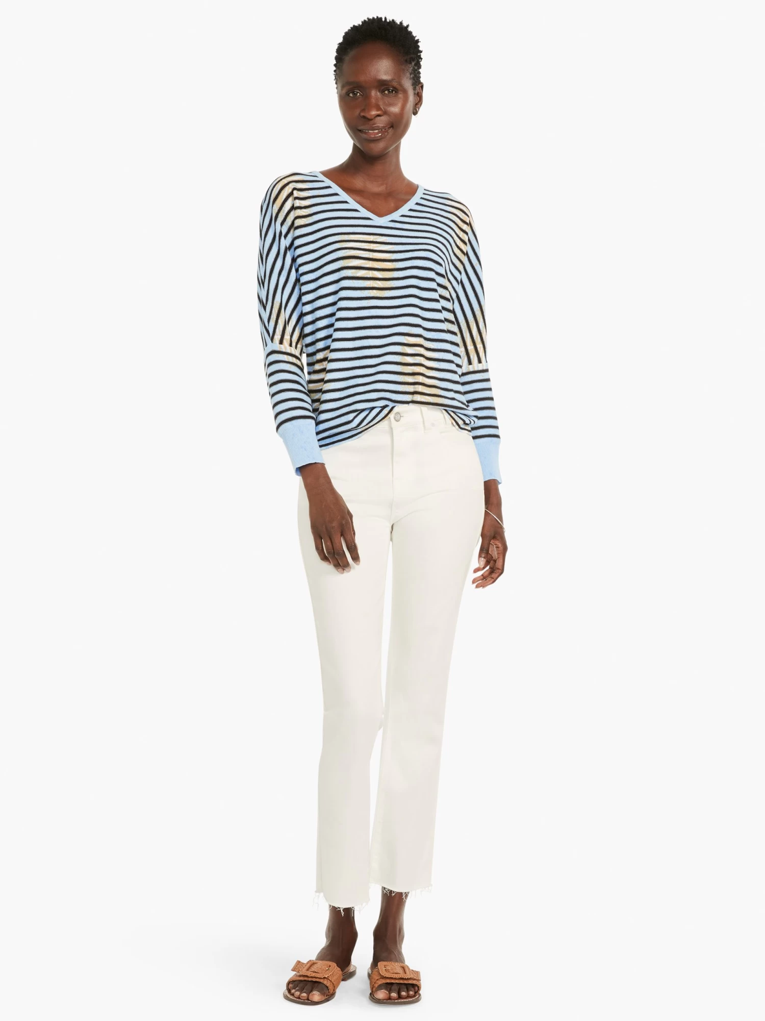 Stamped Stripes Sweater BLUE MULTI - Image 4