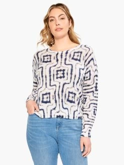 Easy Angles Sweater INDIGO MULTI
