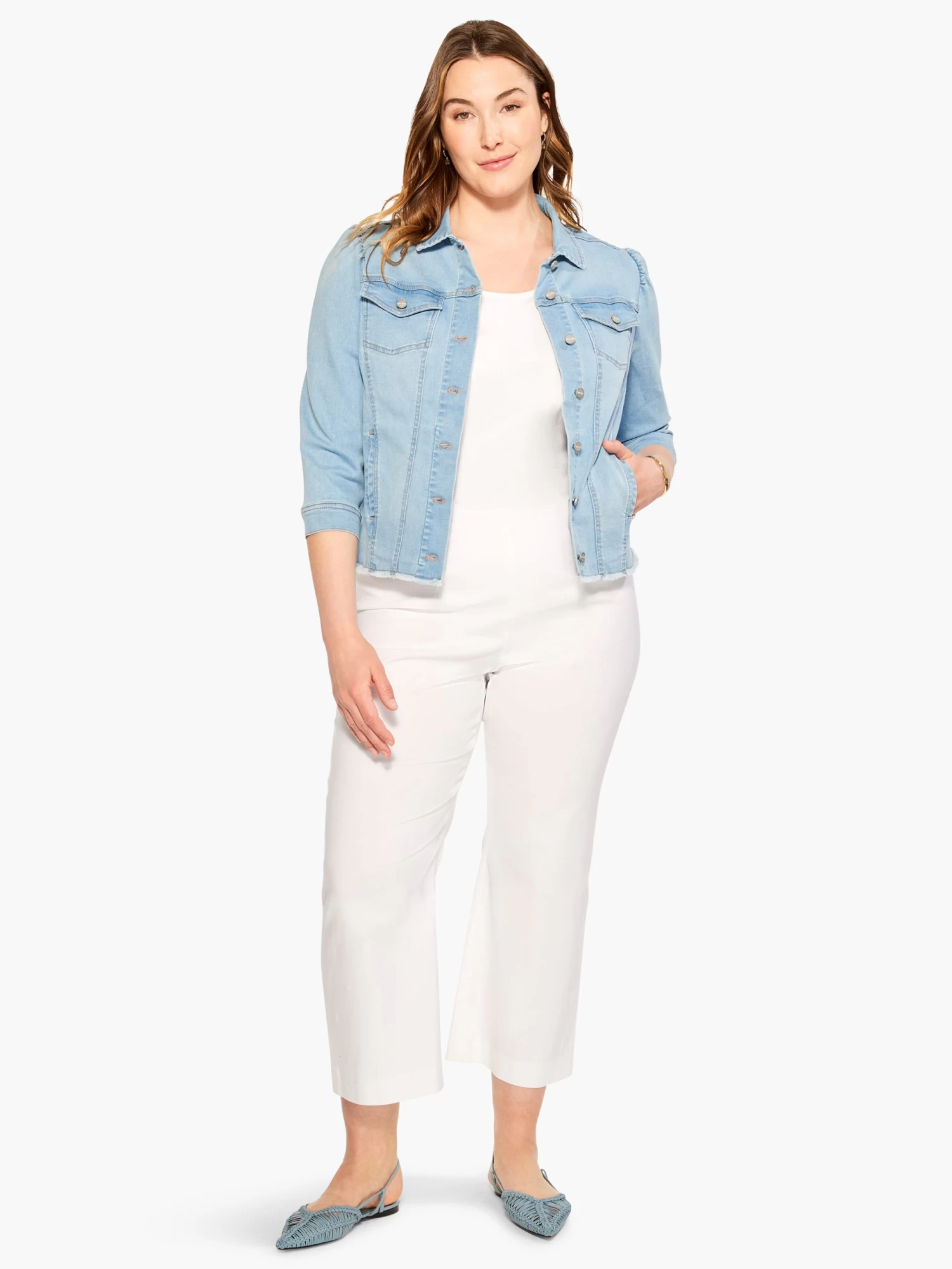 NZ Denim Femme Sleeve Denim Jacket BREEZE - Image 4