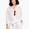 Cotton Boyfriend Shirt PAPER WHITE
