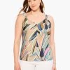 Banana Leaves Tank AQUA MULTI