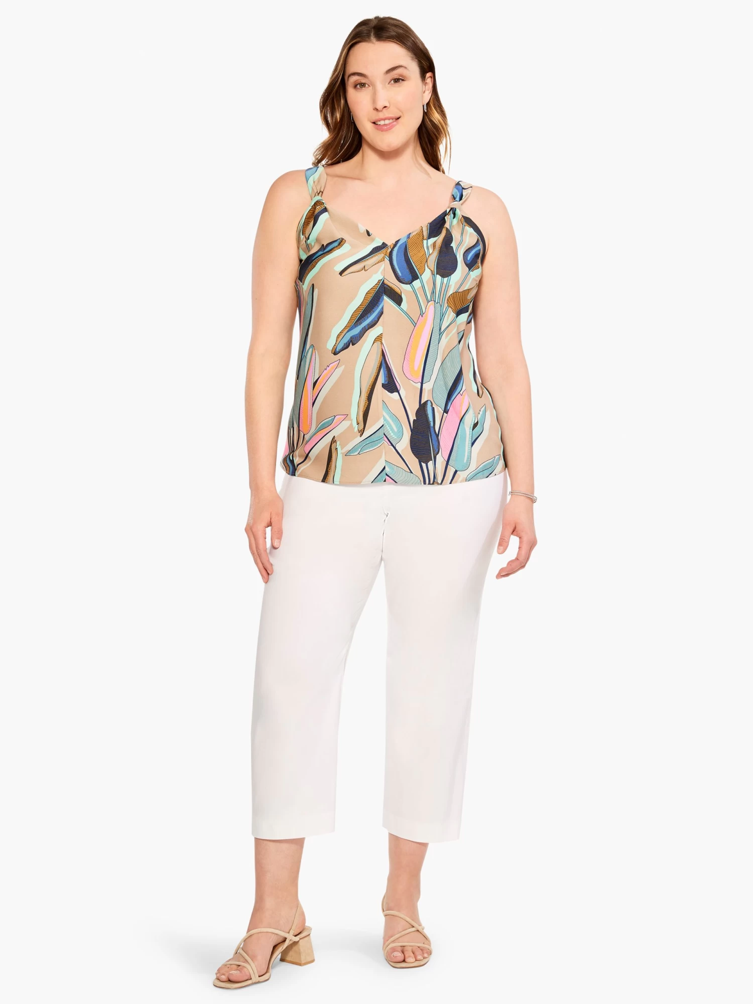 Banana Leaves Tank AQUA MULTI - Image 4