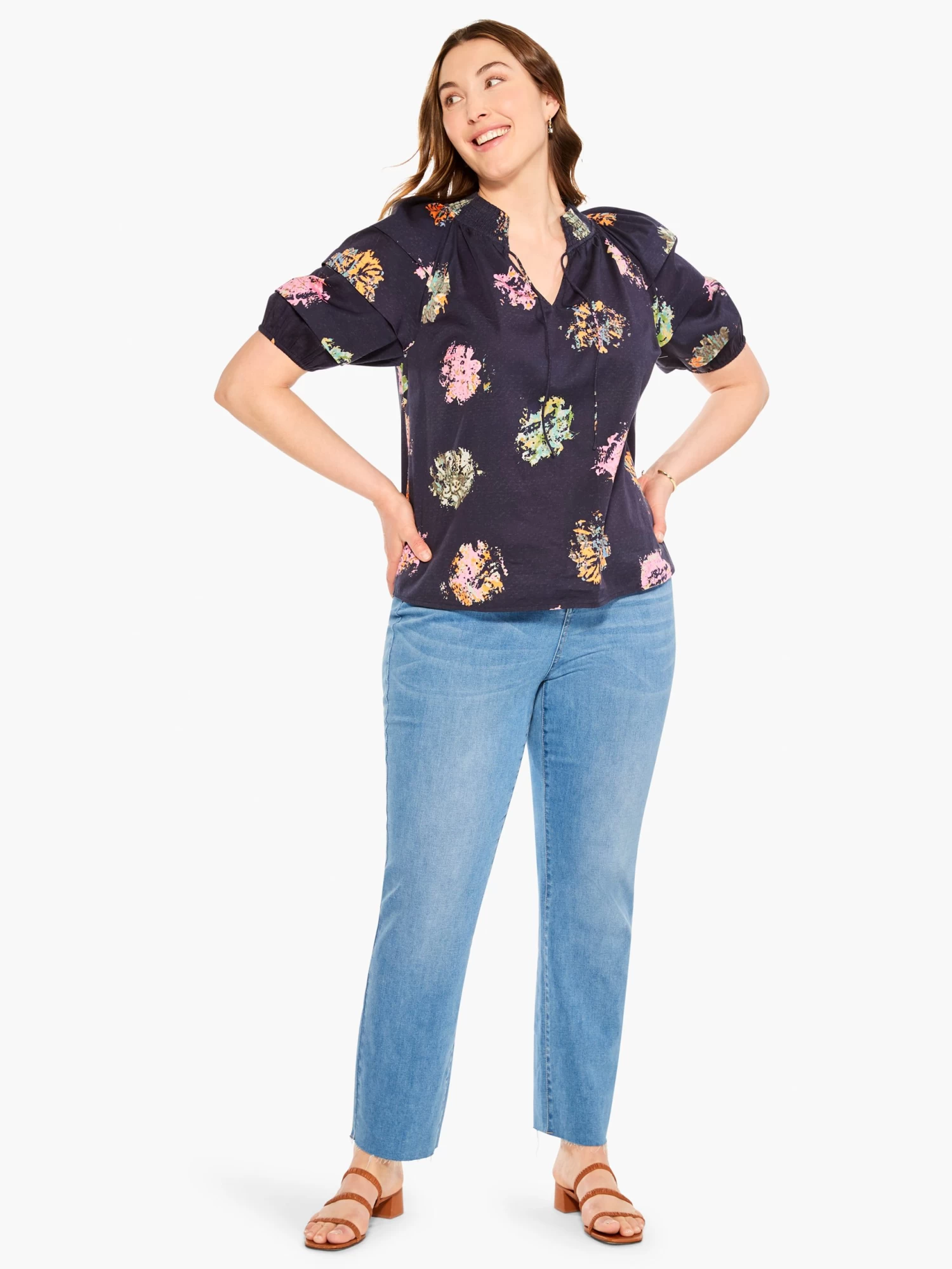 Bright Spot Top INDIGO MULTI - Image 4