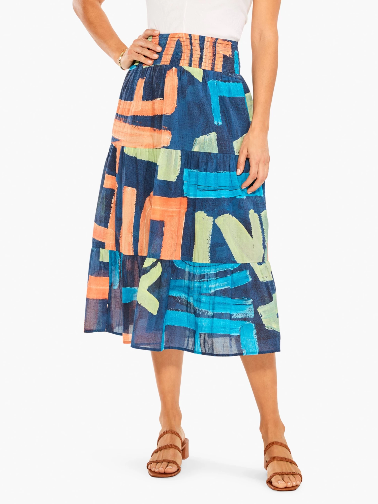 Love Art Joy Skirt INDIGO MULTI - Image 2