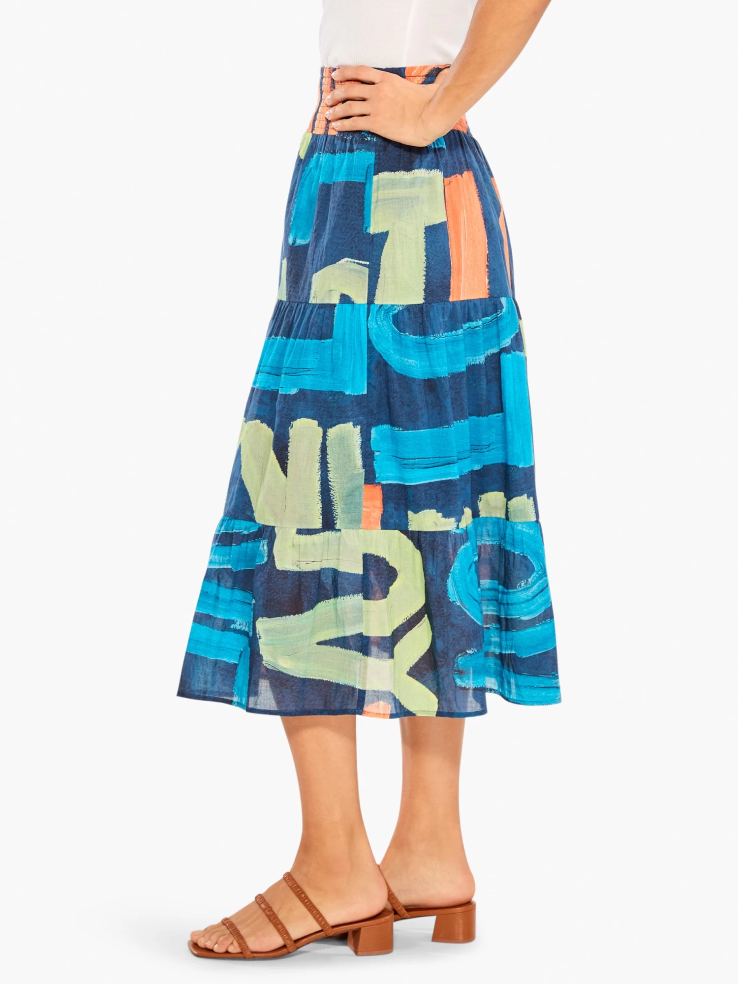 Love Art Joy Skirt INDIGO MULTI - Image 3