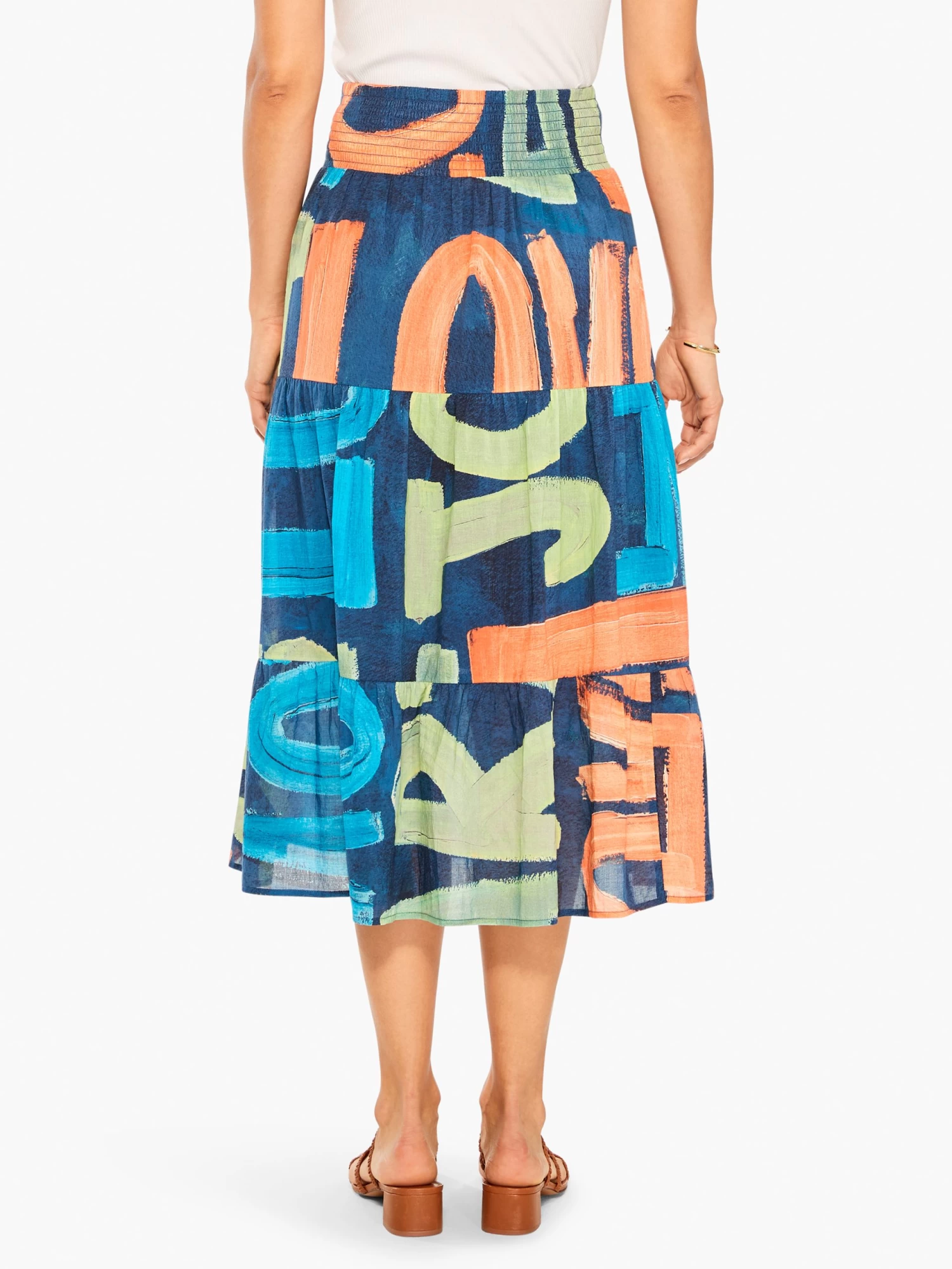 Love Art Joy Skirt INDIGO MULTI - Image 4