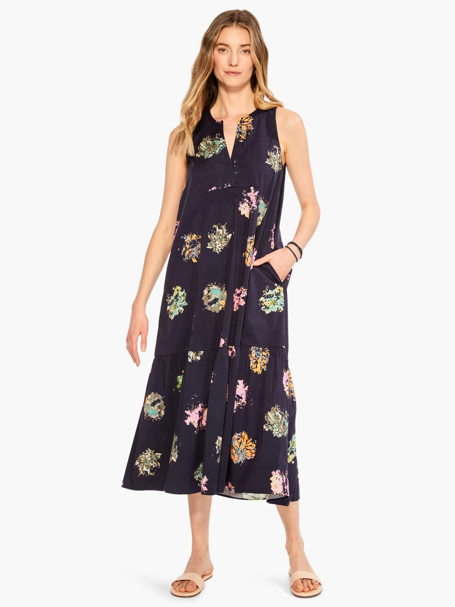 Bright Spot Dress INDIGO MULTI - Image 4