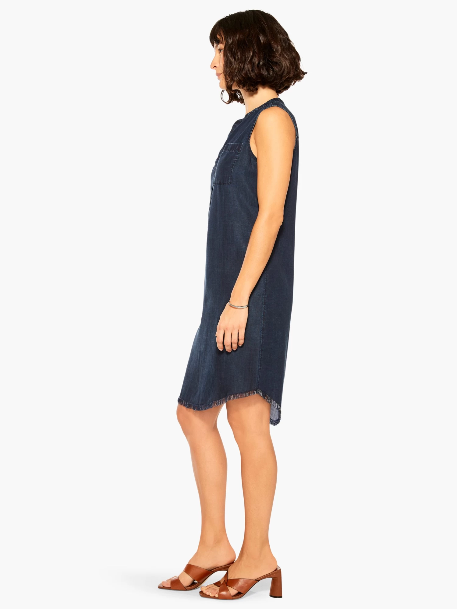 Denim Dress DARK WASH - Image 2